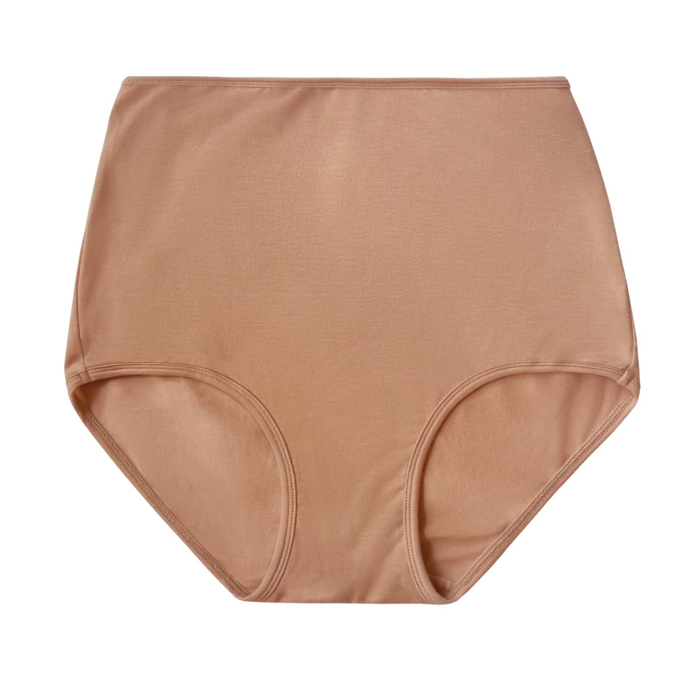 maya, a medium nude tone, in the high rise brief underwear