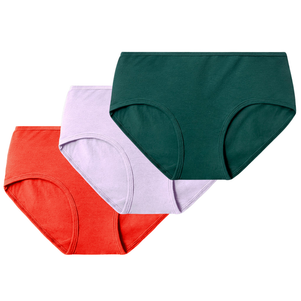 Greentreat ladies underwear 3 pack brief