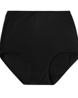 black high rise underwear