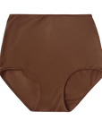 ella nude, a deep brown tone, in the high rise brief