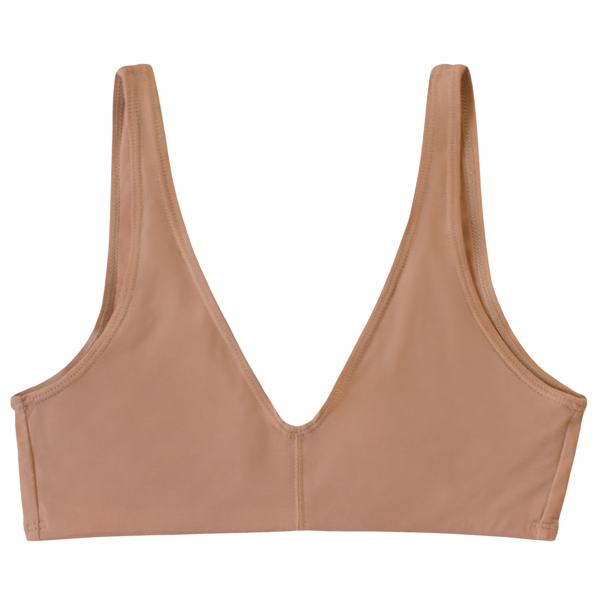 Maya caramel everyday bralette in tencel